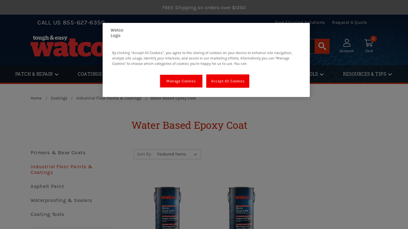 Water Based Epoxy Coat