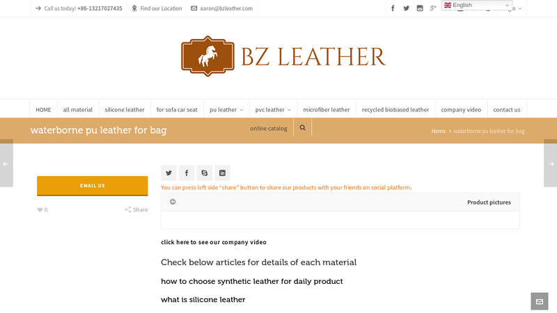 waterborne pu leather for bag