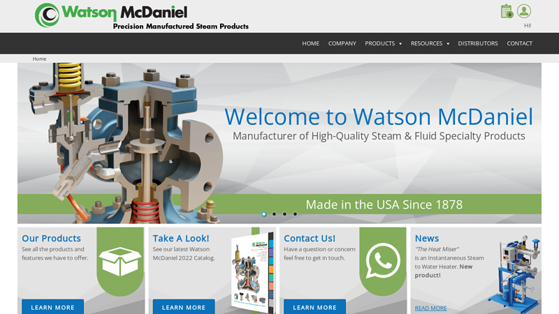 Watson McDaniel Manufacturer of High