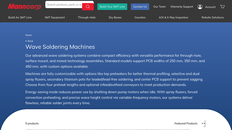 Wave Soldering Machines