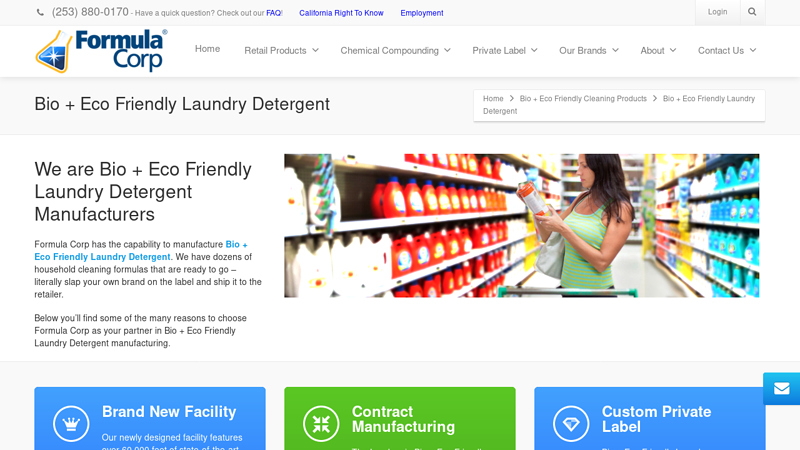 We are Bio + Eco Friendly Laundry Detergent Manufacturers