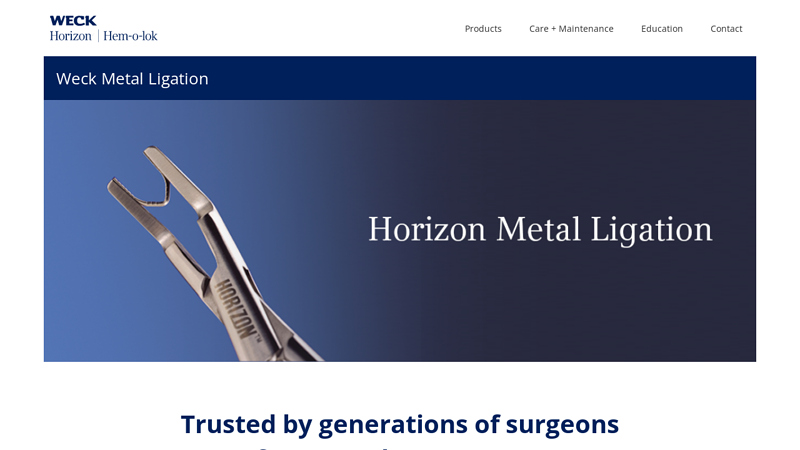 Weck Metal Ligation