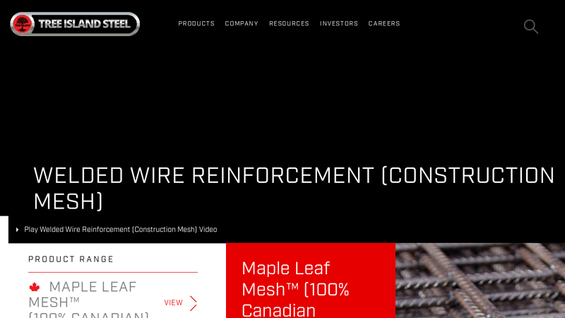 Welded Wire Reinforcing (Construction Mesh)