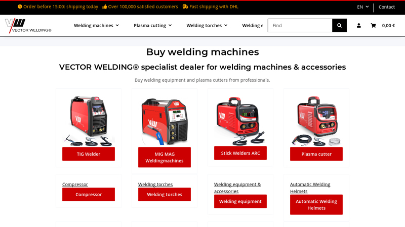 Welding machines & equipment Online Shop
