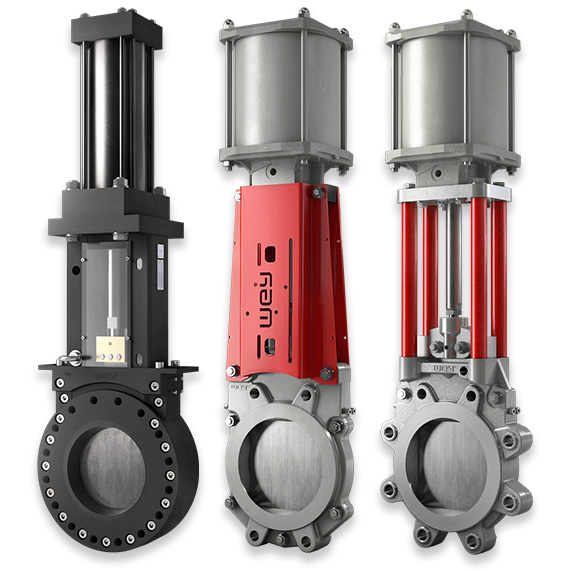 Wey knife gate valves