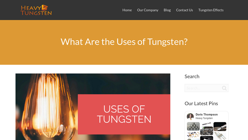What Are the Uses of Tungsten?