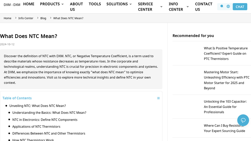 What Does NTC Mean? Define NTC with Expert Insights