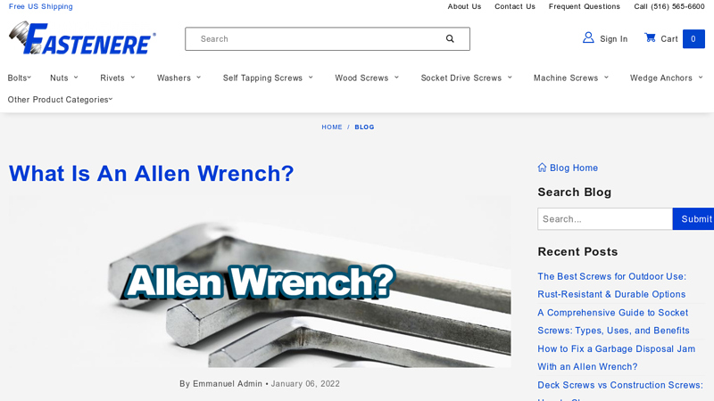 What Is An Allen Wrench?
