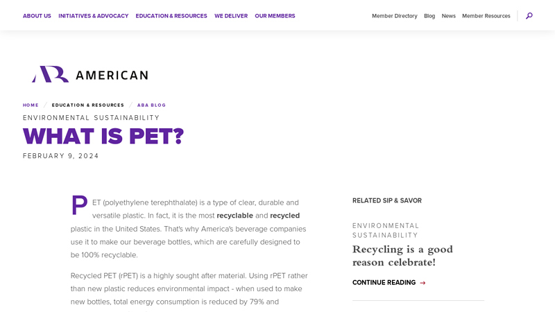 What is PET?