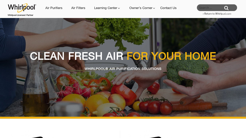 Whirlpool Air Purifiers & Air Filters