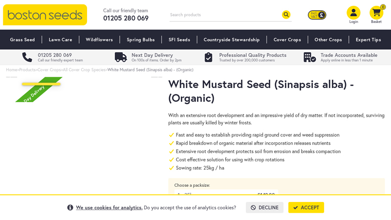 White Mustard Seed (Sinapsis alba)