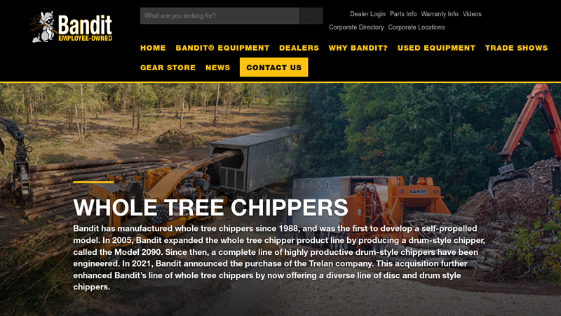 Whole Tree Chippers