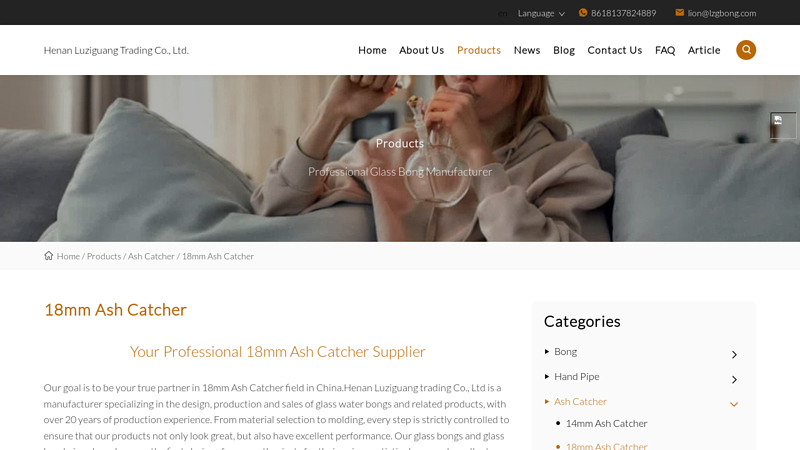 Wholesale 18mm Ash Catcher