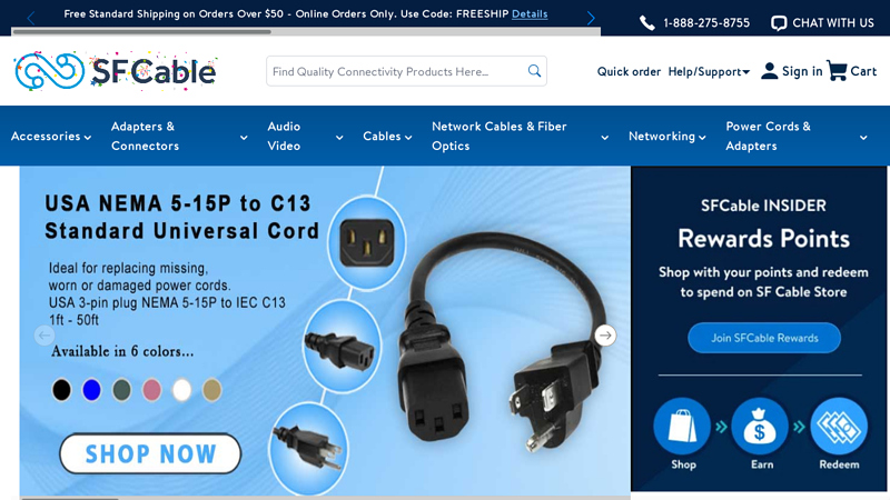 Wholesale Supplier for Power Cables, Adapters & More