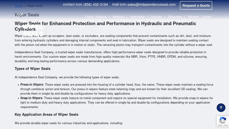 Wiper Seals