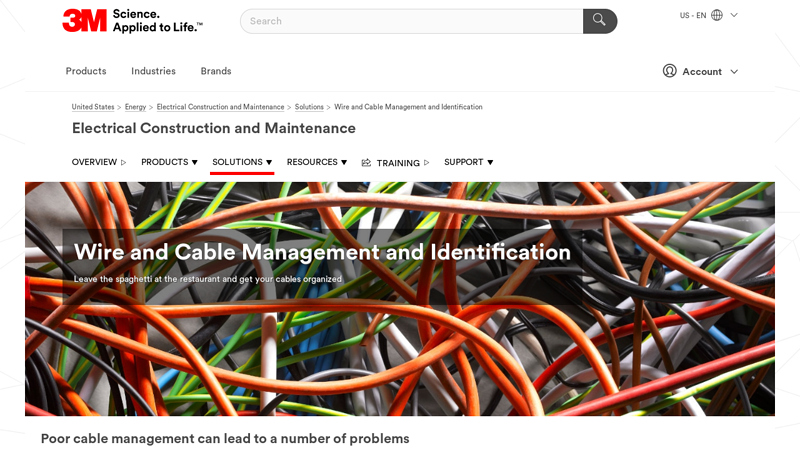 Wire and Cable Management and Identification