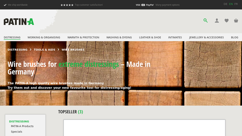 Wire Brushes for Extreme Distressing