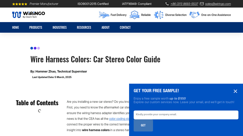 Wire Harness Colors: Car Stereo Color Guide