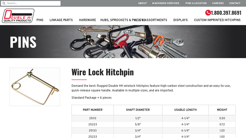 Wire Lock Hitchpin
