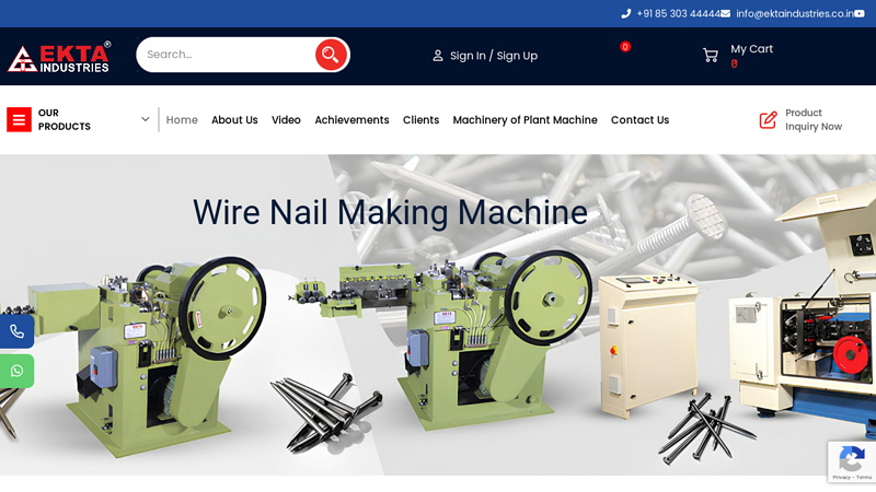 Wire Nail Making Machine Manufacturer In India
