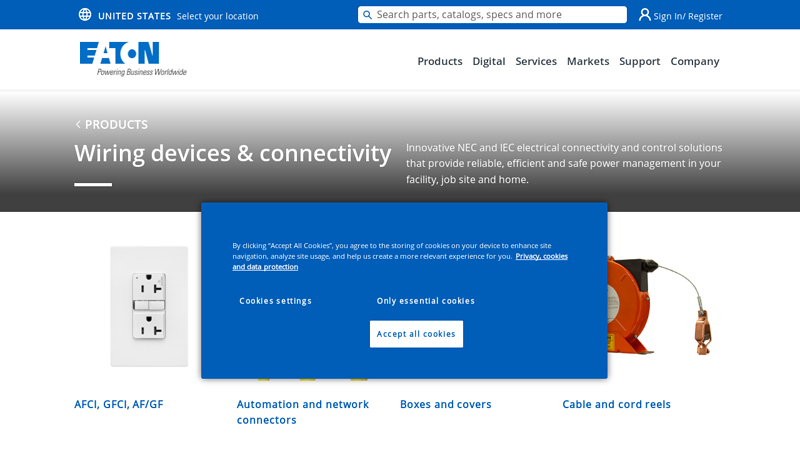 Wiring devices and connectivity