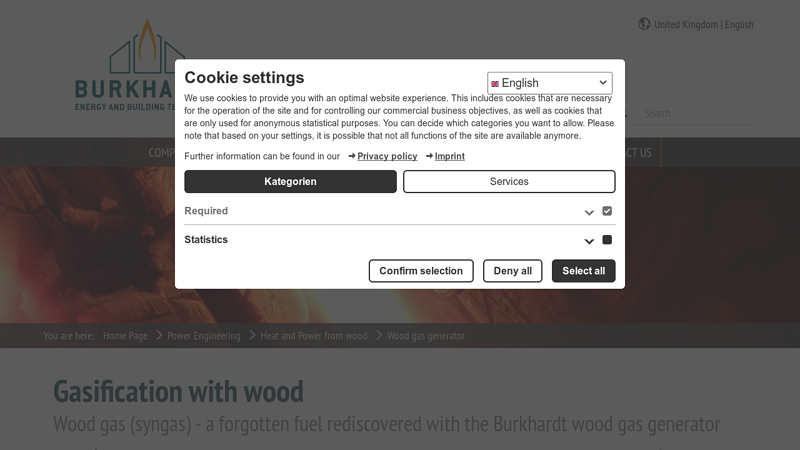 Wood gasification: our technology
