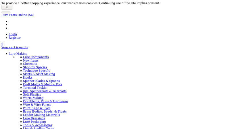 Wood Lure Making supplies