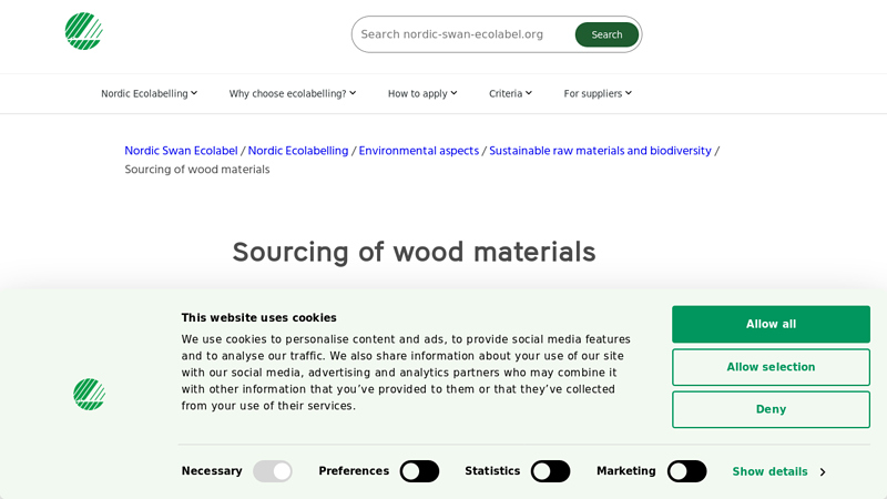 Wood materials & sustainable forestry