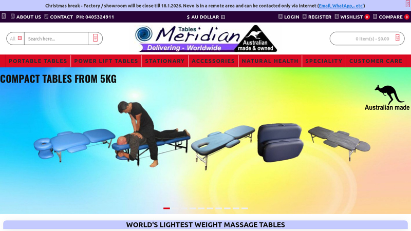 World lightest portable Massage table 5kg lightweight tables, best ...