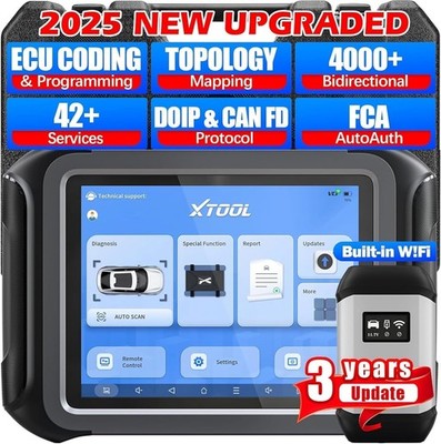 XTOOL D9S Automotive OBD2 Scanner Diagnostic Tool
