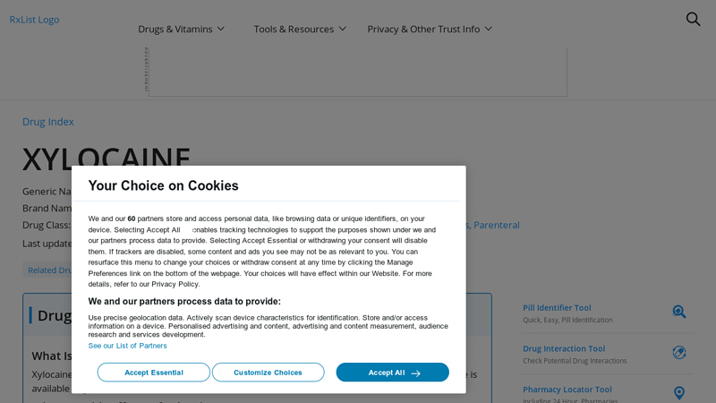 Xylocaine (Lidocaine)