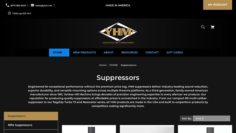 YHM Suppressors