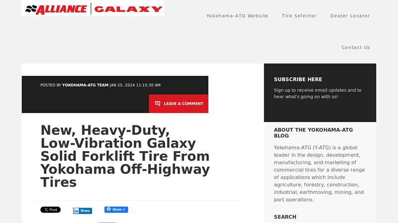 Yokohama-Off-Highway Tires