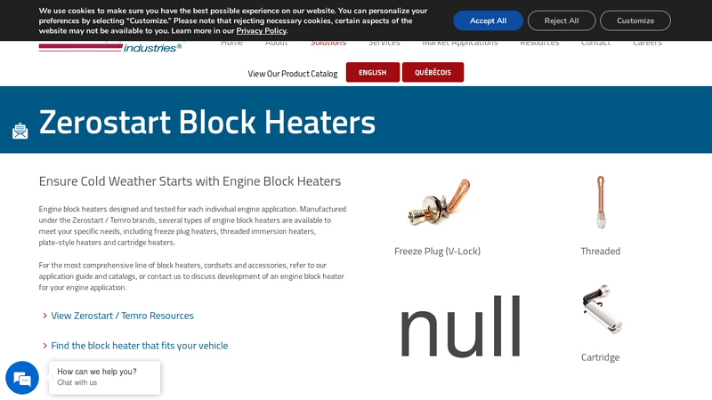 Zerostart Block Heaters