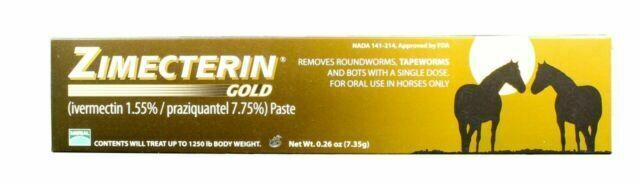 Zimecterin ® Gold (ivermectin 1.55% / praziquantel 7.75%)